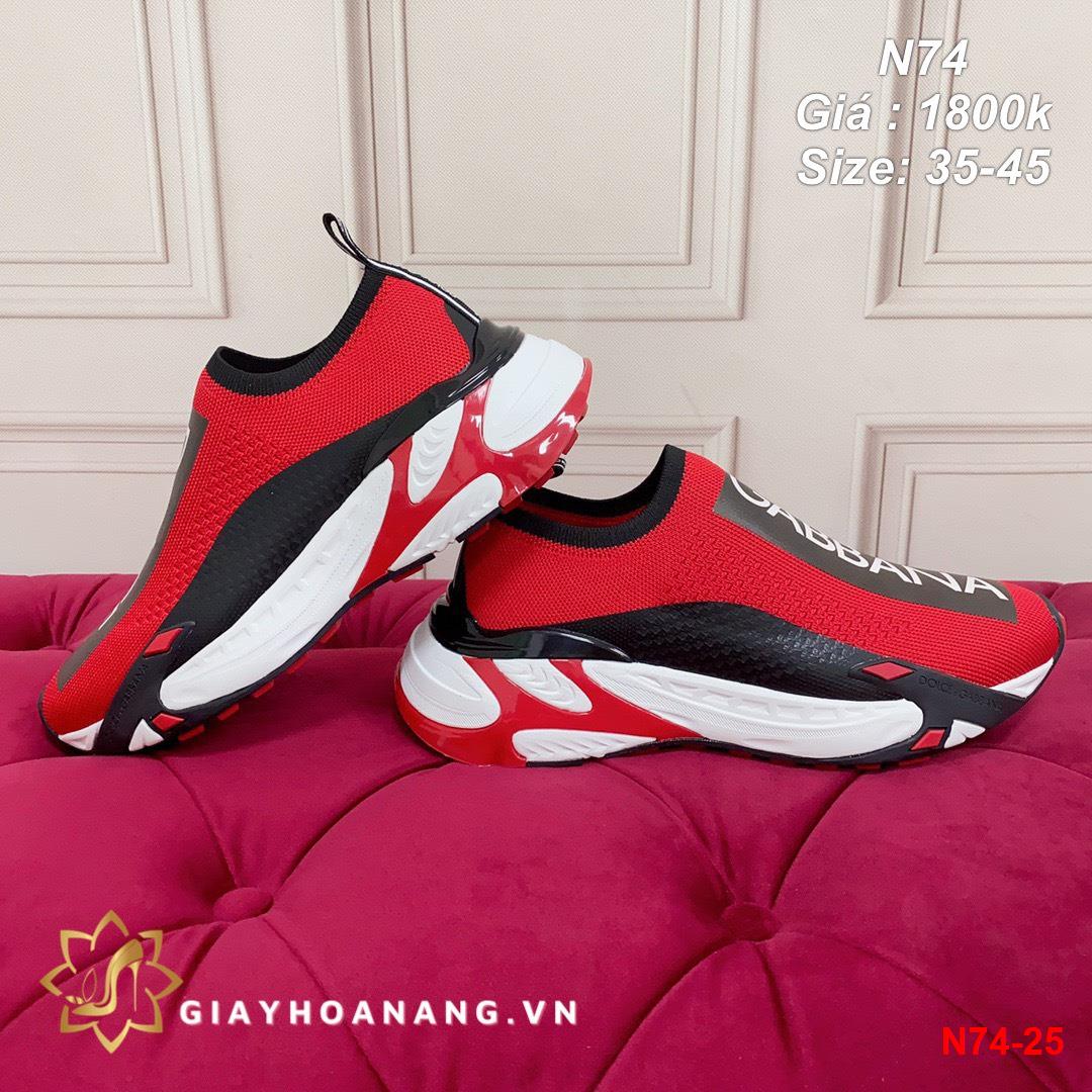 N74-25 Dolce & Gabbana giày thể thao siêu cấp