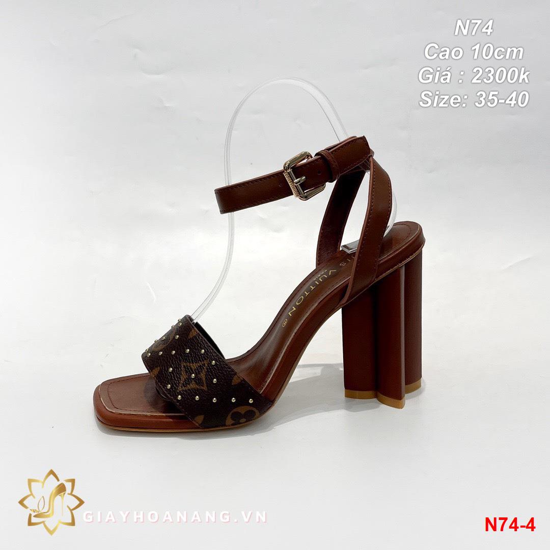 N74-4 Louis Vuitton sandal cao 10cm siêu cấp