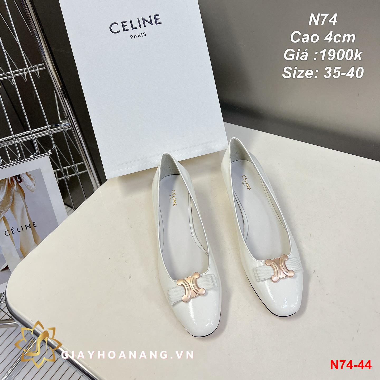 N74-44 Celine giày cao 4cm siêu cấp