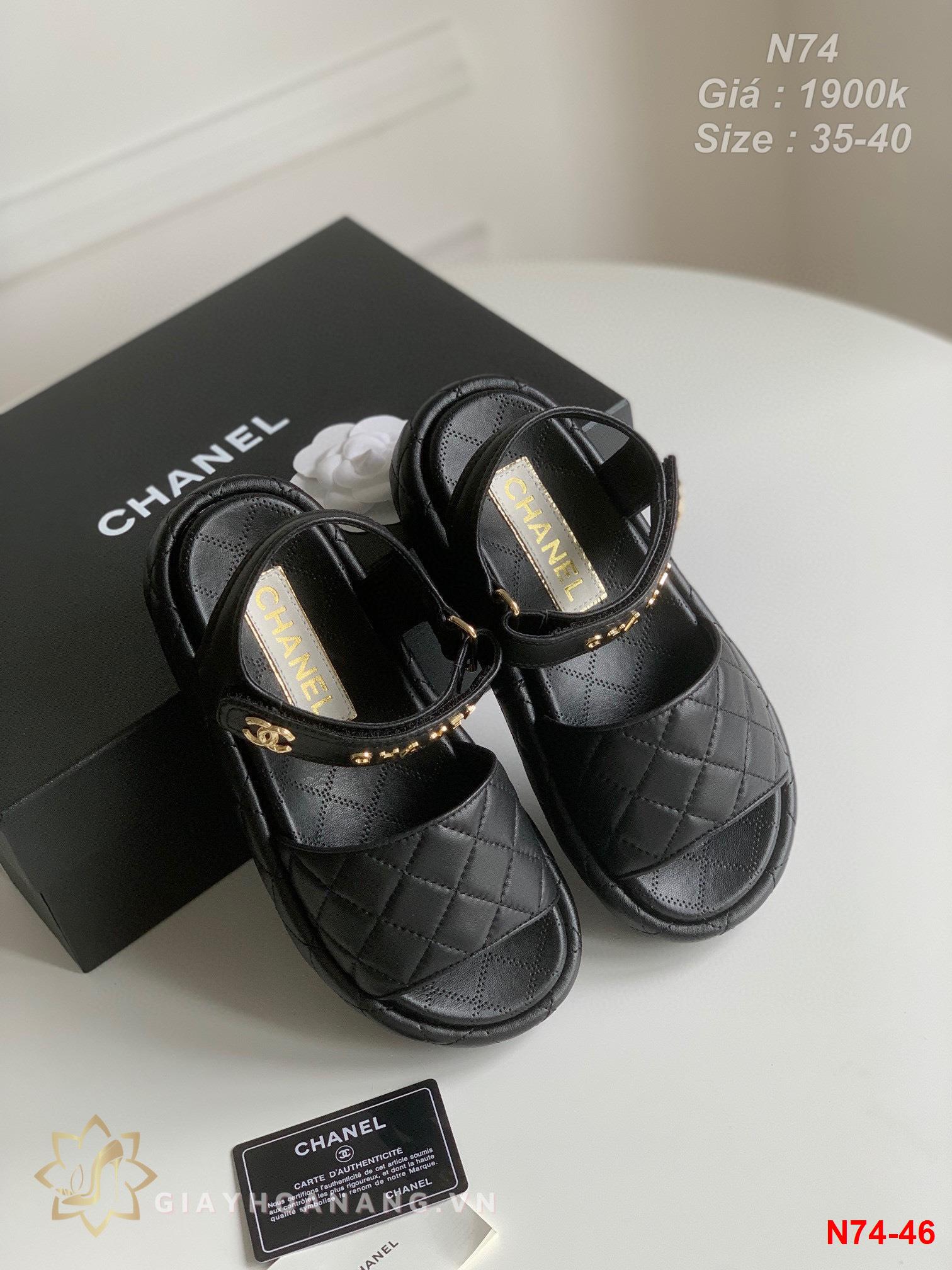 N74-46 Chanel sandal siêu cấp