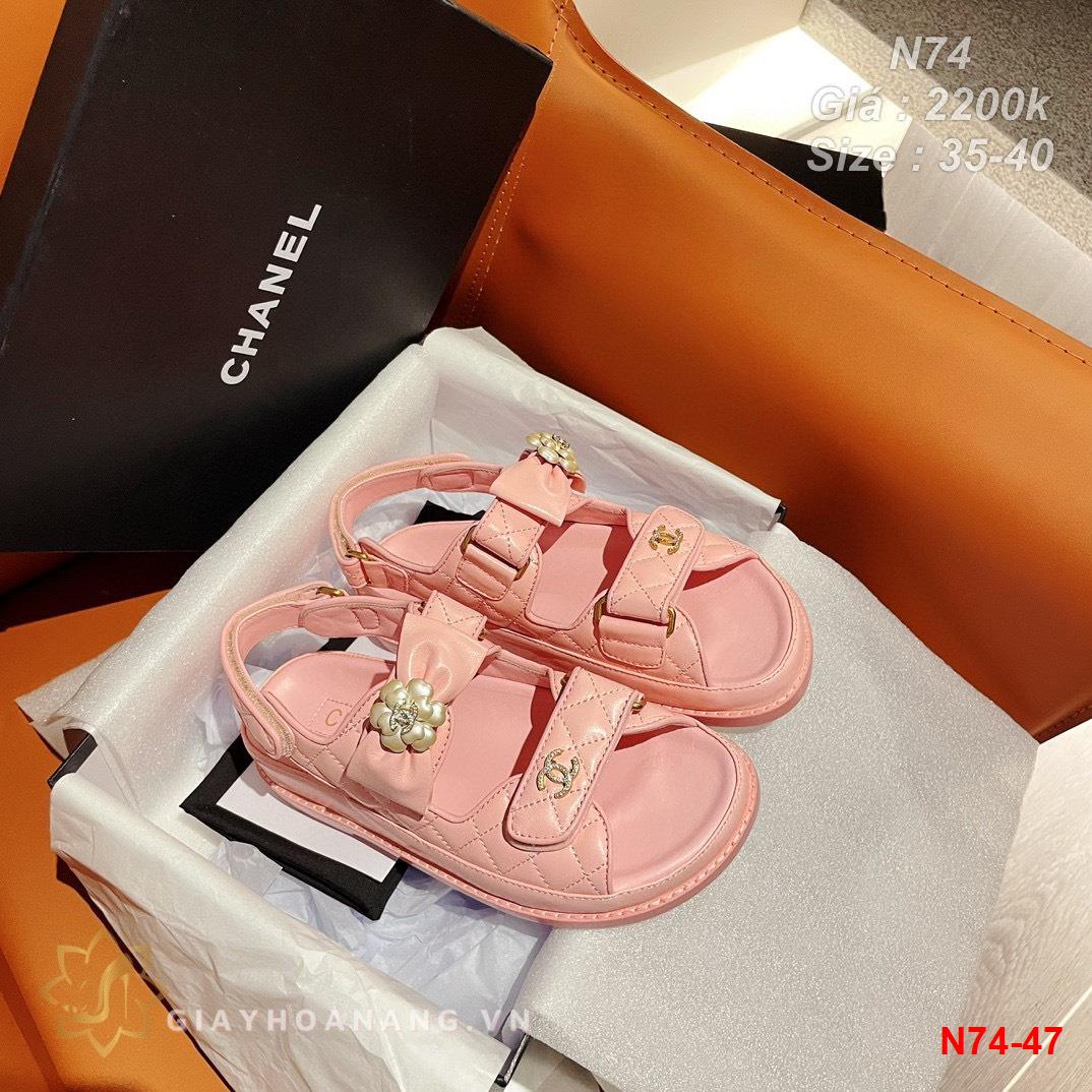 N74-47 Chanel sandal siêu cấp