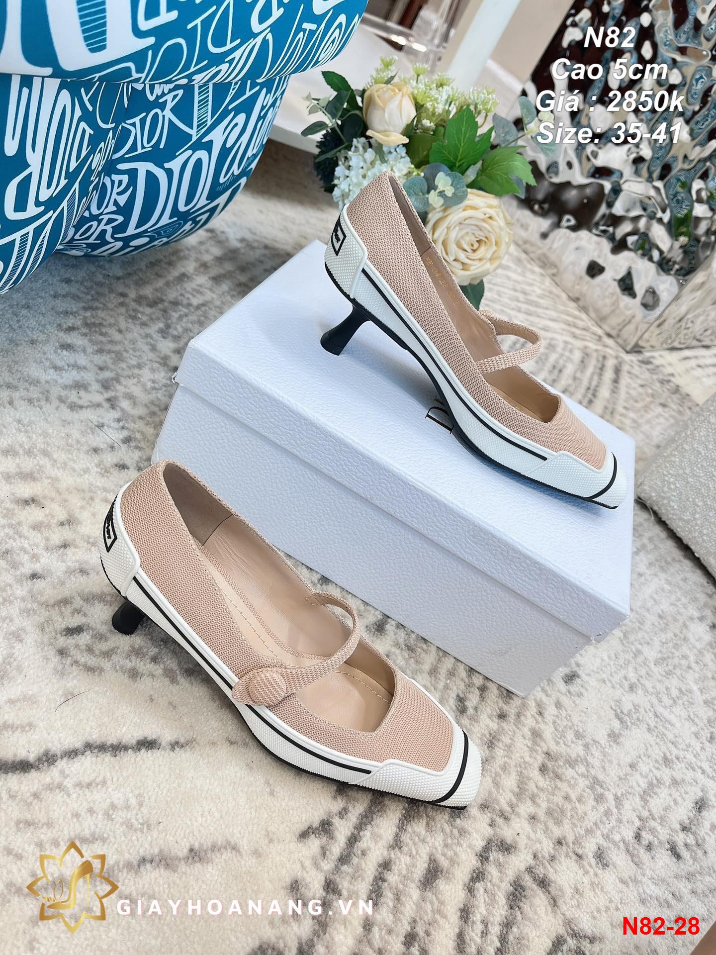 N82-28 Dior sandal cao 5cm siêu cấp