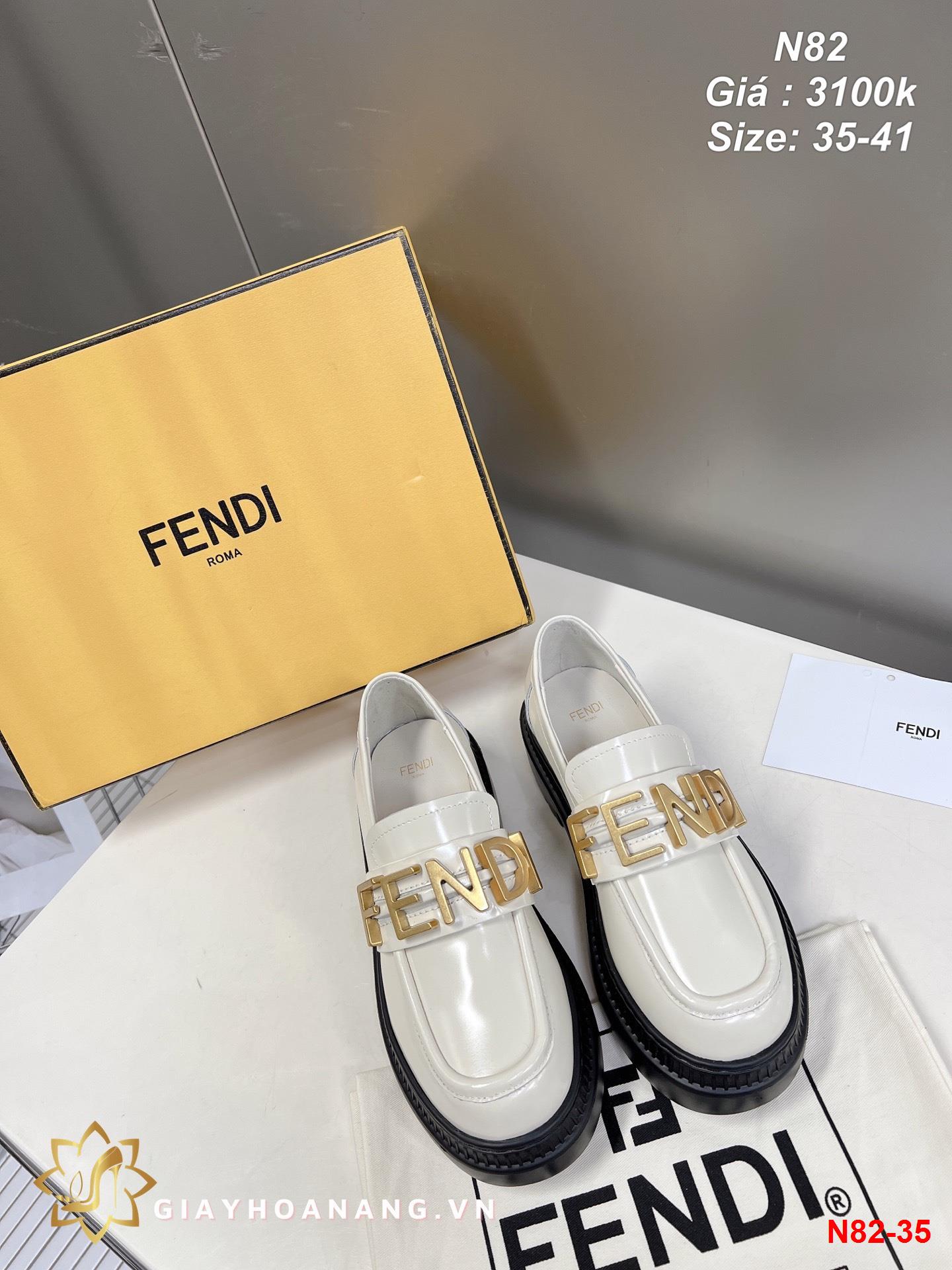 N82-35 Fendi giày lười siêu cấp