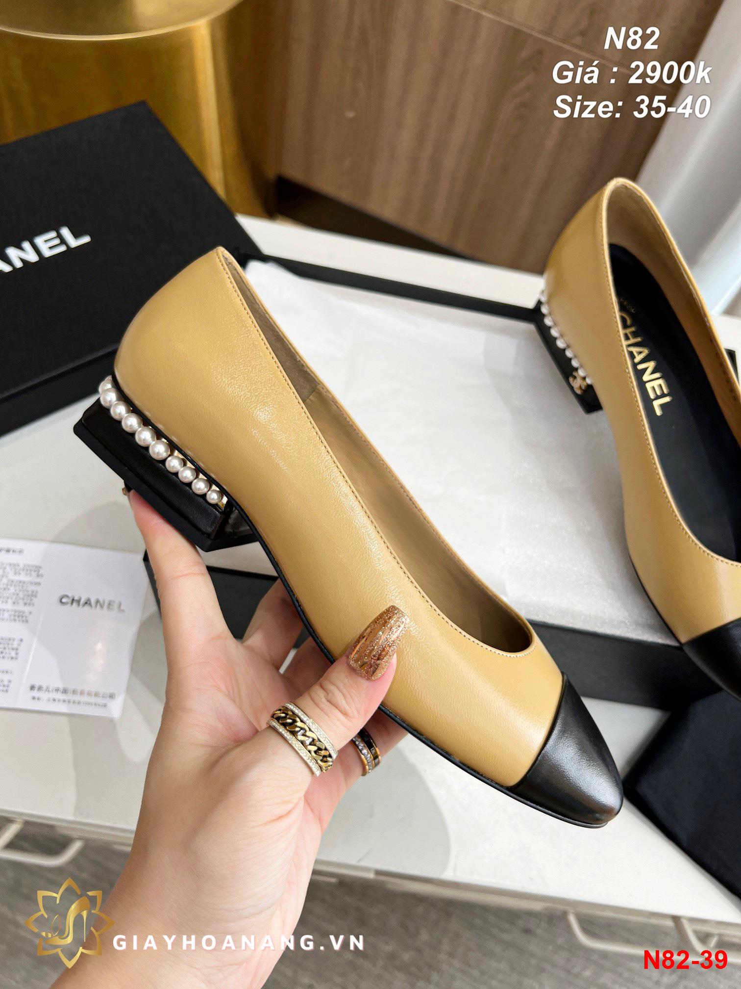 N82-39 Chanel giày bệt siêu cấp