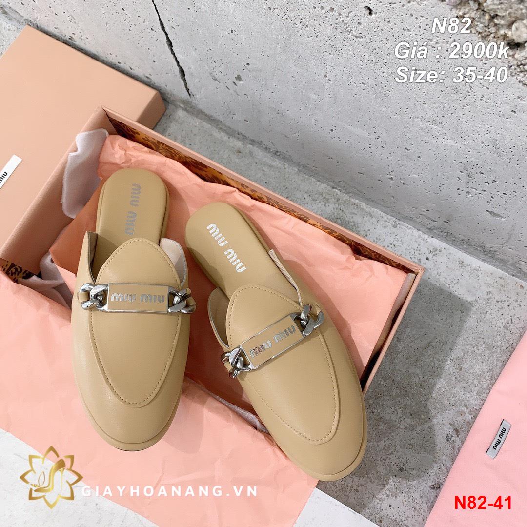 N82-41 Miu Miu dép sục siêu cấp