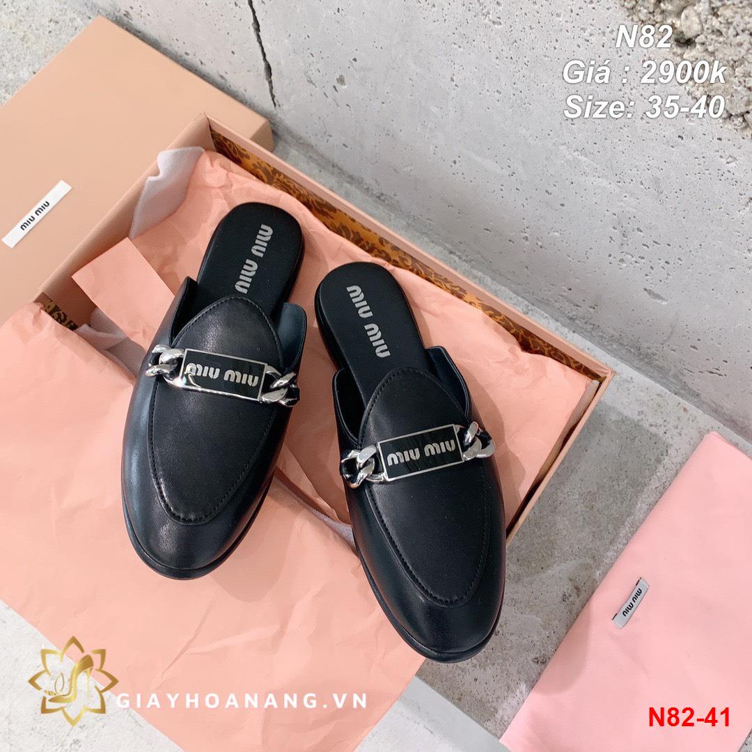 N82-41 Miu Miu dép sục siêu cấp