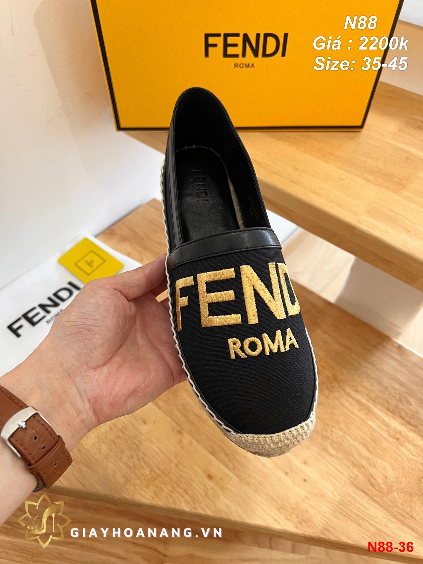 N88-36 Fendi giày lười siêu cấp