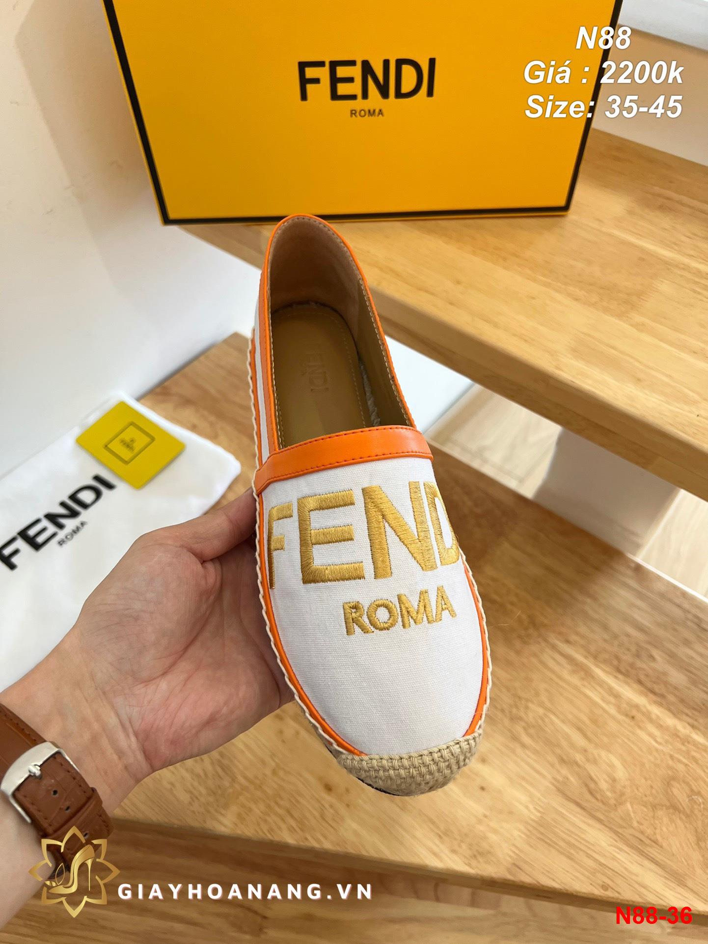 N88-36 Fendi giày lười siêu cấp