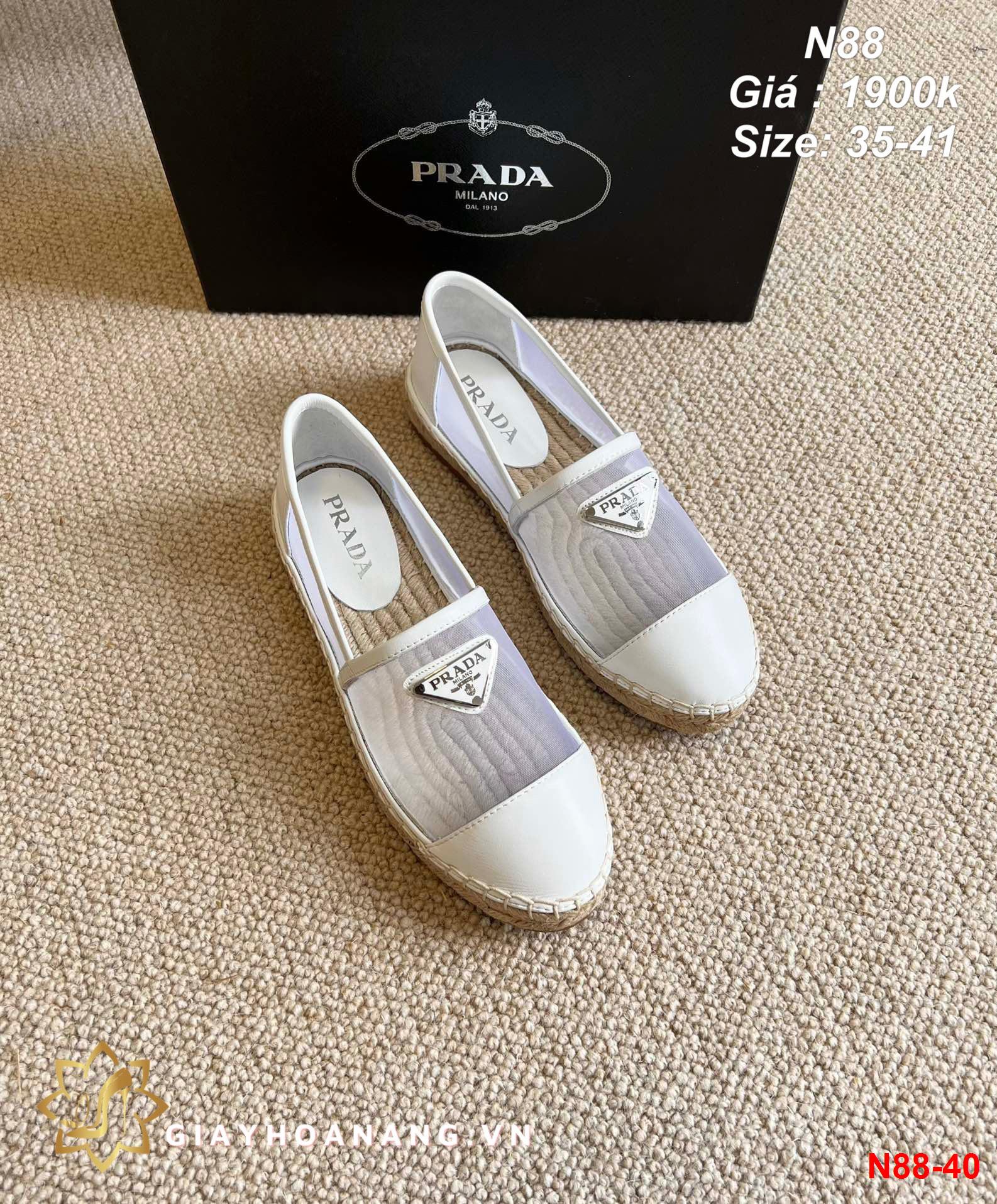 N88-40 Prada giày lười siêu cấp