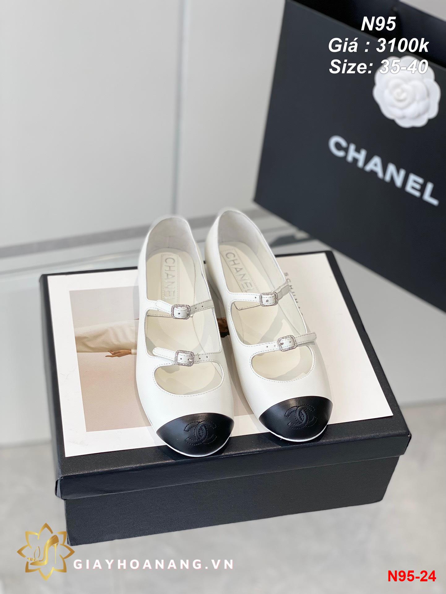 N95-24 Chanel giày bệt siêu cấp