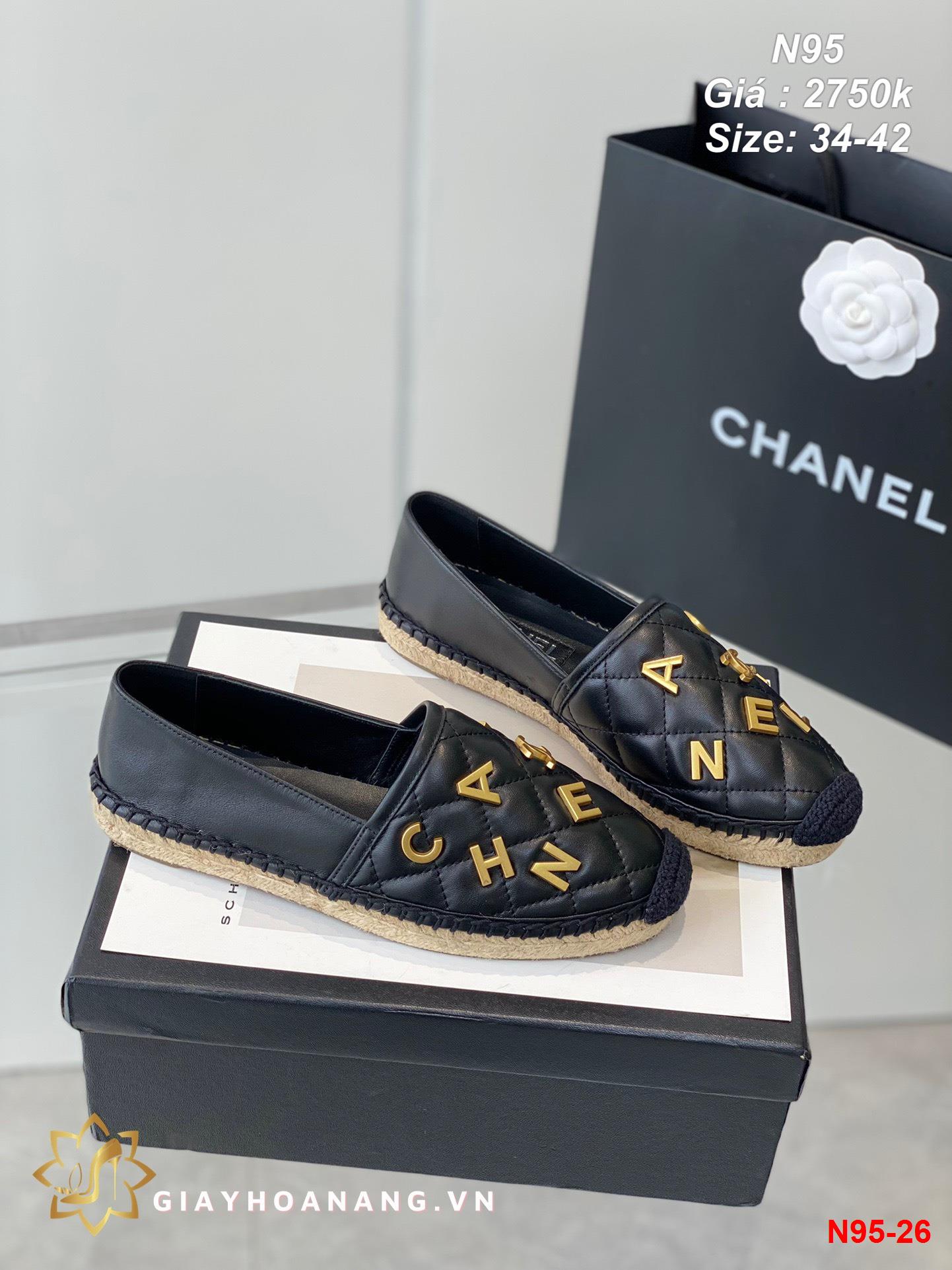 N95-26 Chanel giày lười siêu cấp