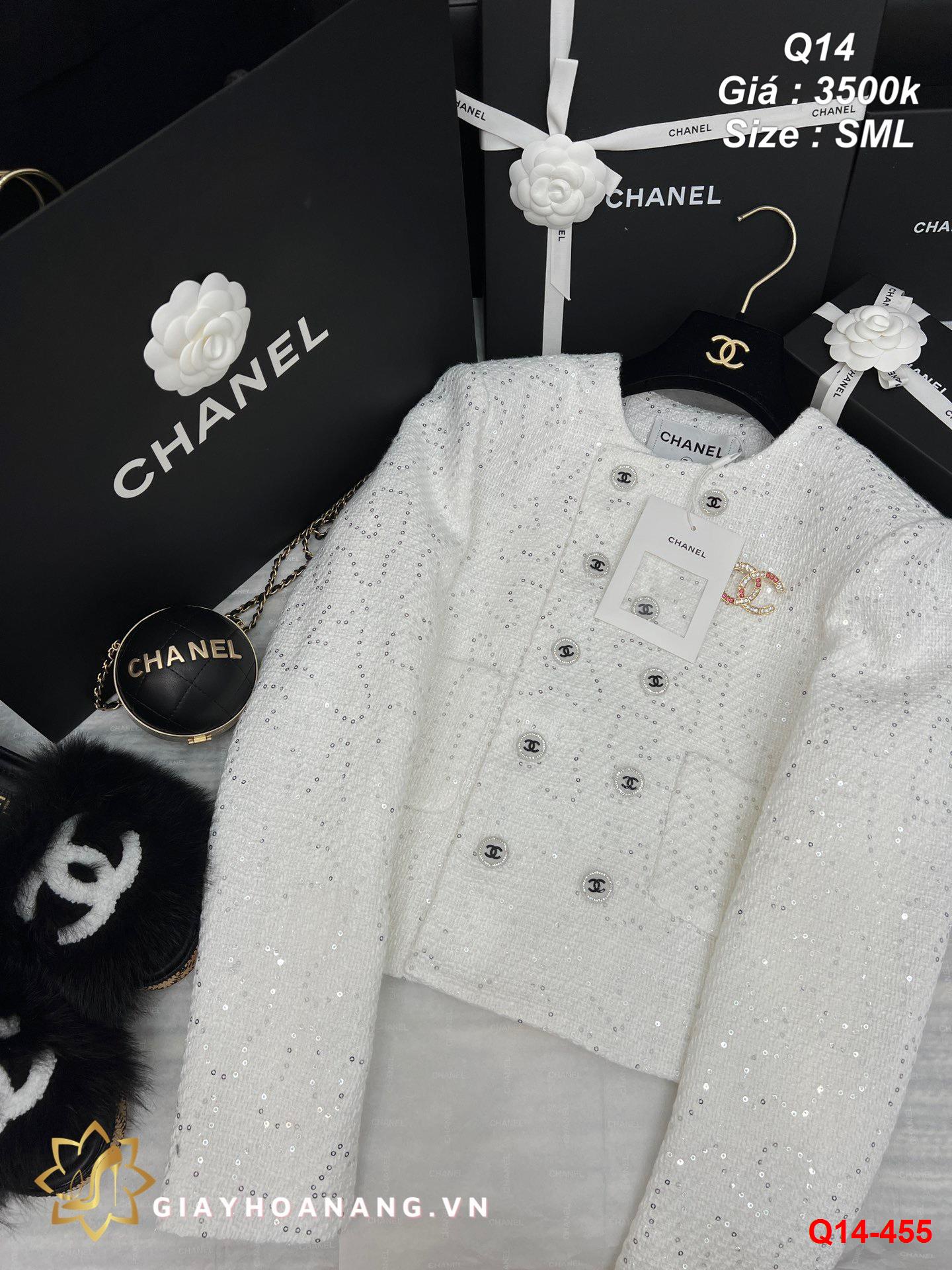 Q14-455 Áo Chanel siêu cấp