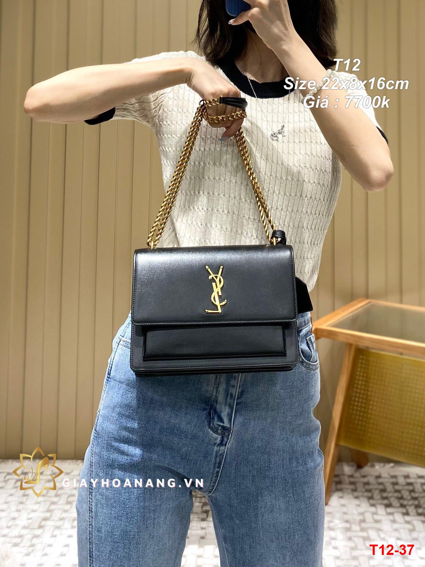 T12-37 Saint Laurent túi size 22cm siêu cấp