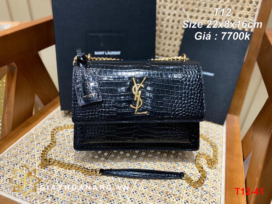 T12-41 Saint Laurent túi size 22cm siêu cấp