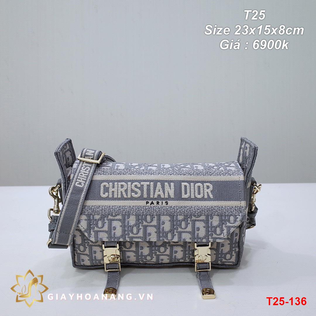 T25-136 Dior túi size 23cm siêu cấp