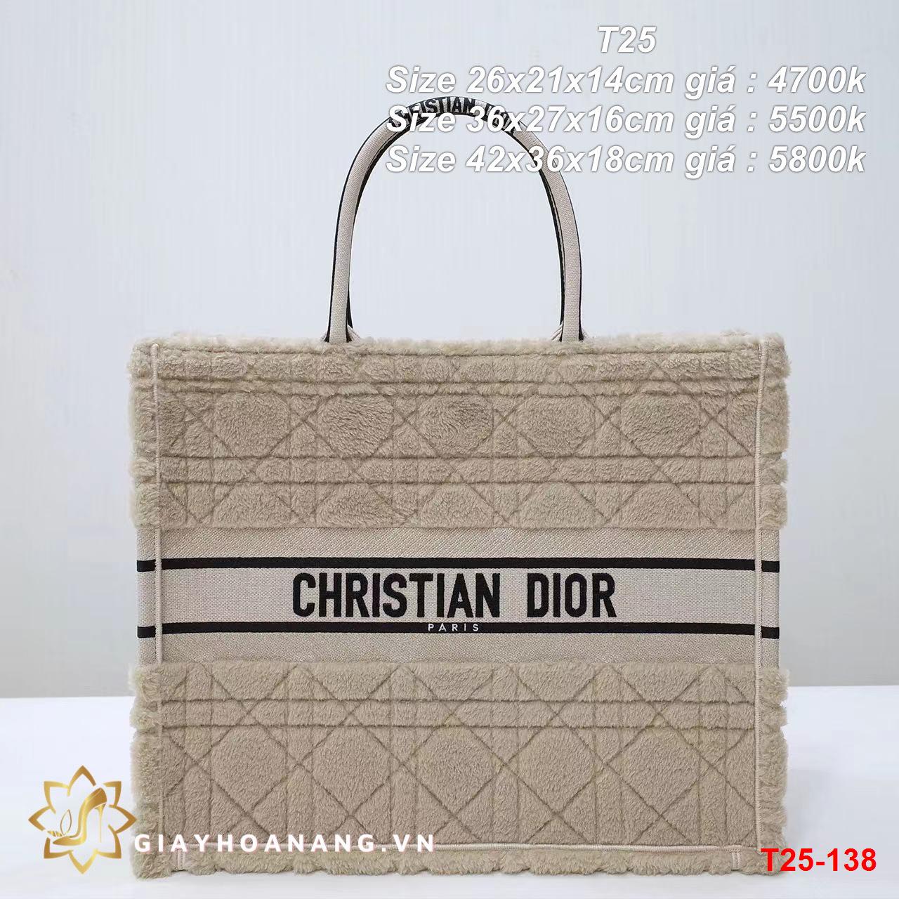 T25-138 Dior túi size 26cm , 36cm , 42cm siêu cấp