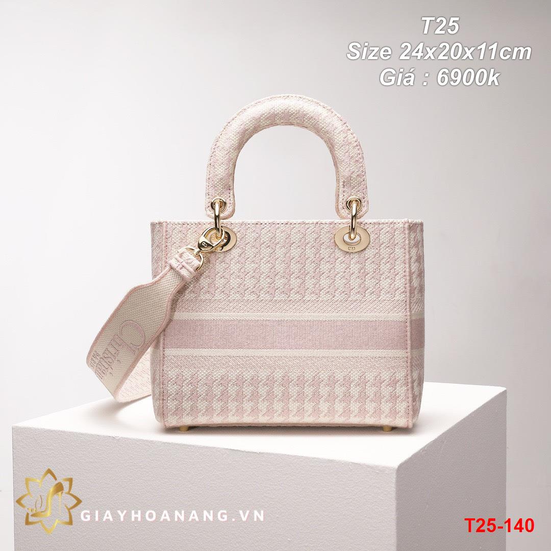 T25-140 Dior túi size 24cm siêu cấp