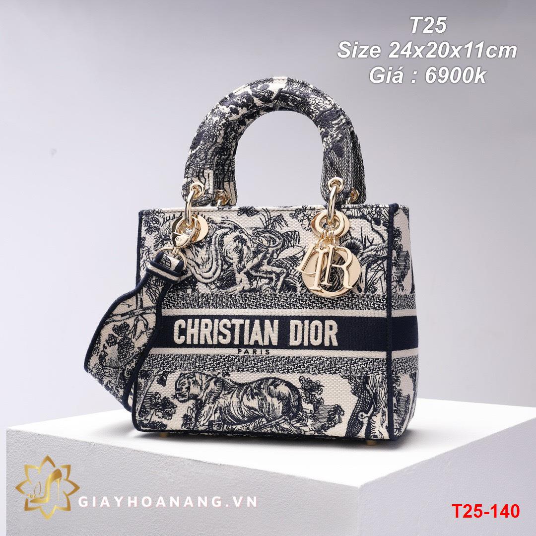 T25-140 Dior túi size 24cm siêu cấp