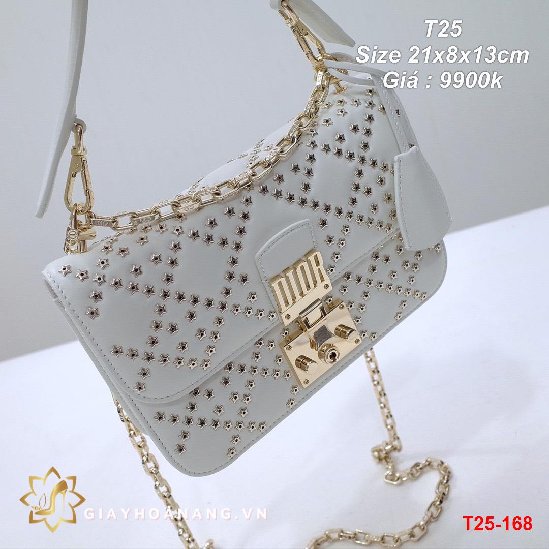 T25-168 Dior túi size 21cm siêu cấp