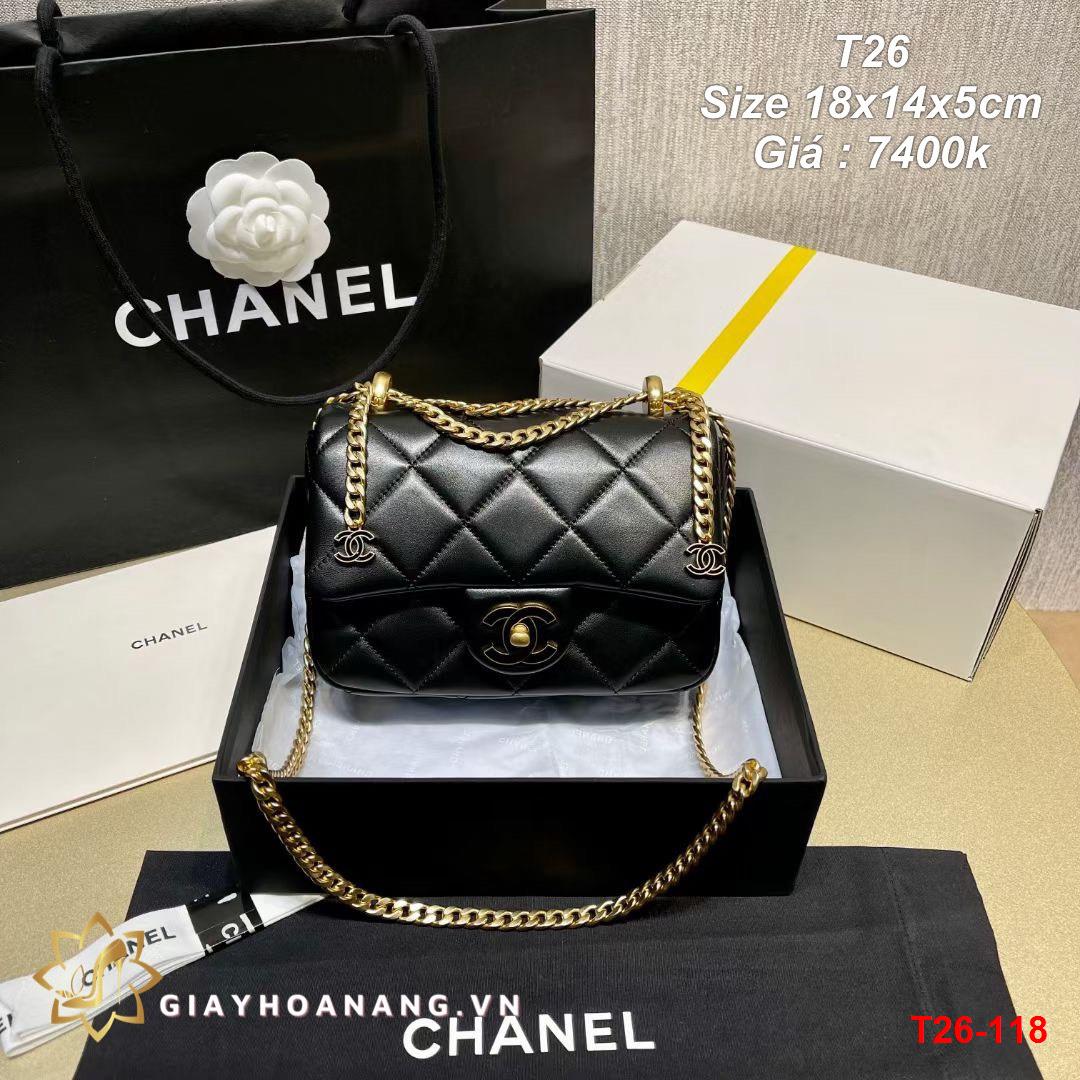 T26-118 Chanel túi size 18cm siêu cấp