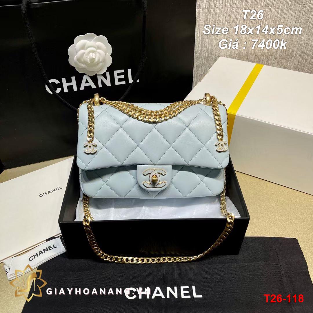 T26-118 Chanel túi size 18cm siêu cấp