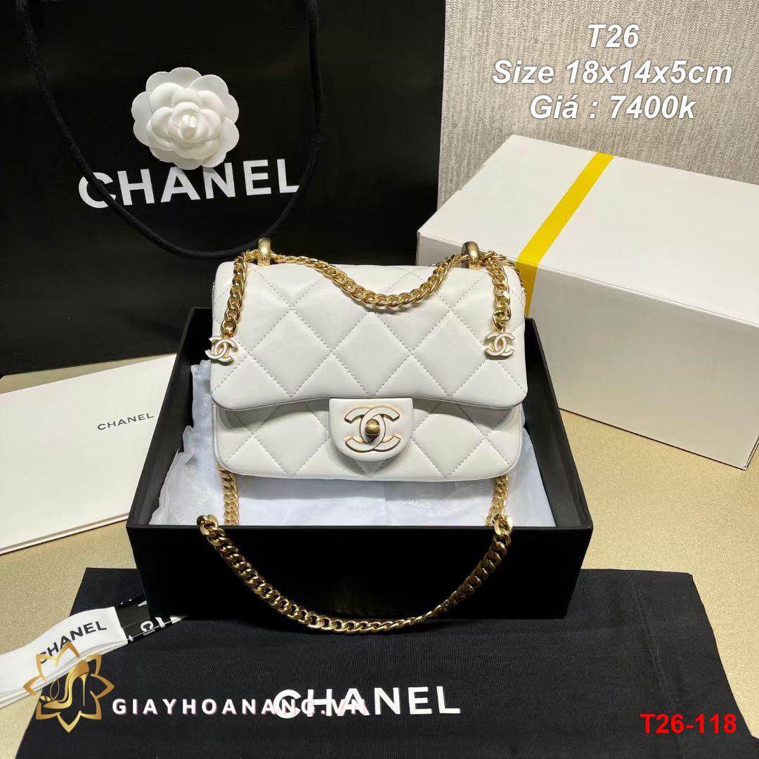 T26-118 Chanel túi size 18cm siêu cấp