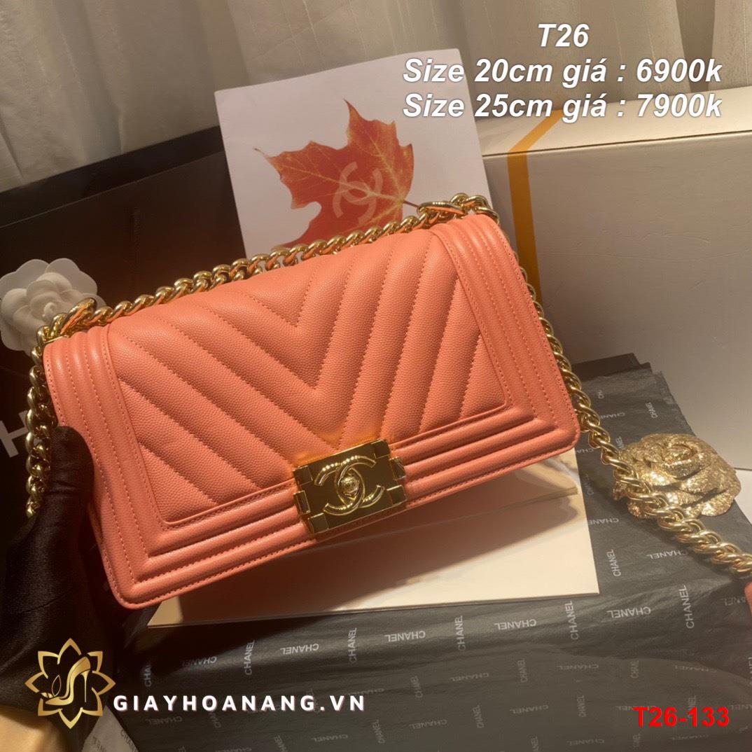 T26-133 Chanel túi size 20cm , 25cm siêu cấp