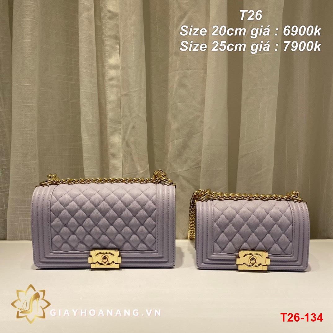 T26-134 Chanel túi size 20cm , 25cm siêu cấp