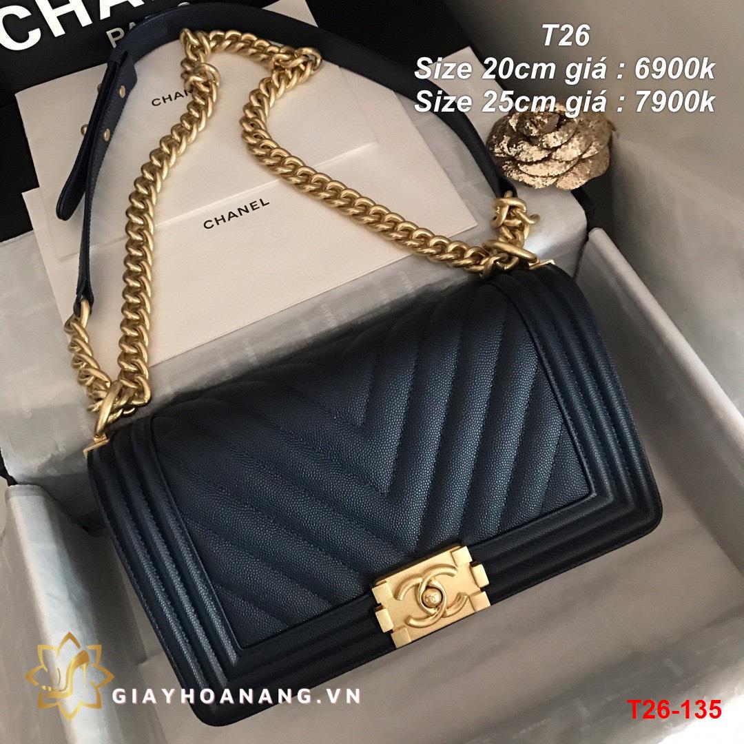 T26-135 Chanel túi size 20cm , 25cm siêu cấp