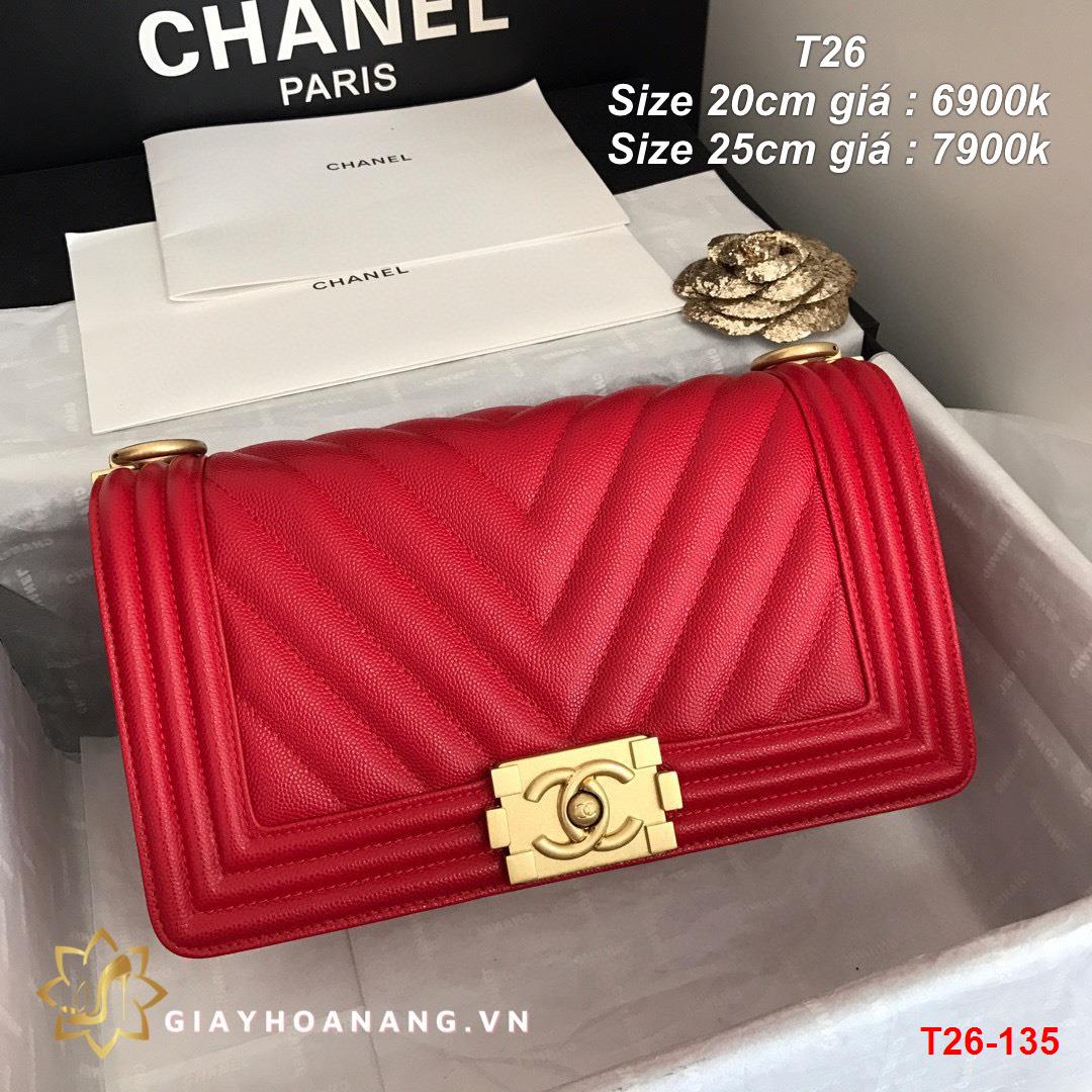 T26-135 Chanel túi size 20cm , 25cm siêu cấp