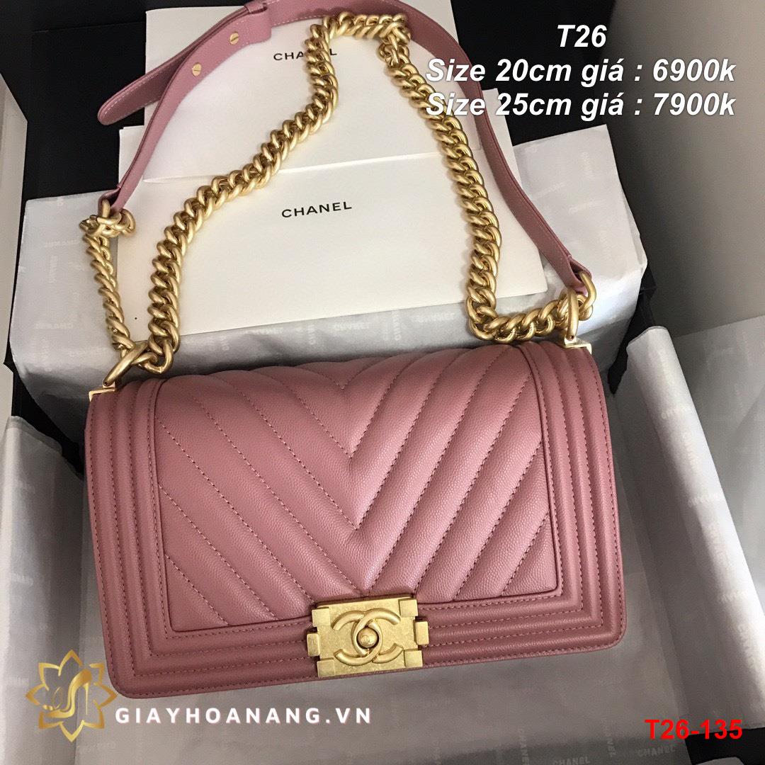 T26-135 Chanel túi size 20cm , 25cm siêu cấp