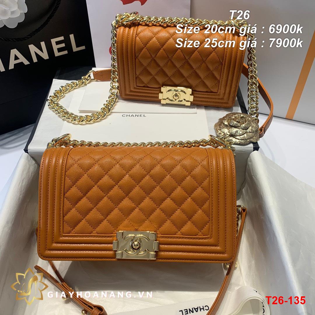 T26-135 Chanel túi size 20cm , 25cm siêu cấp