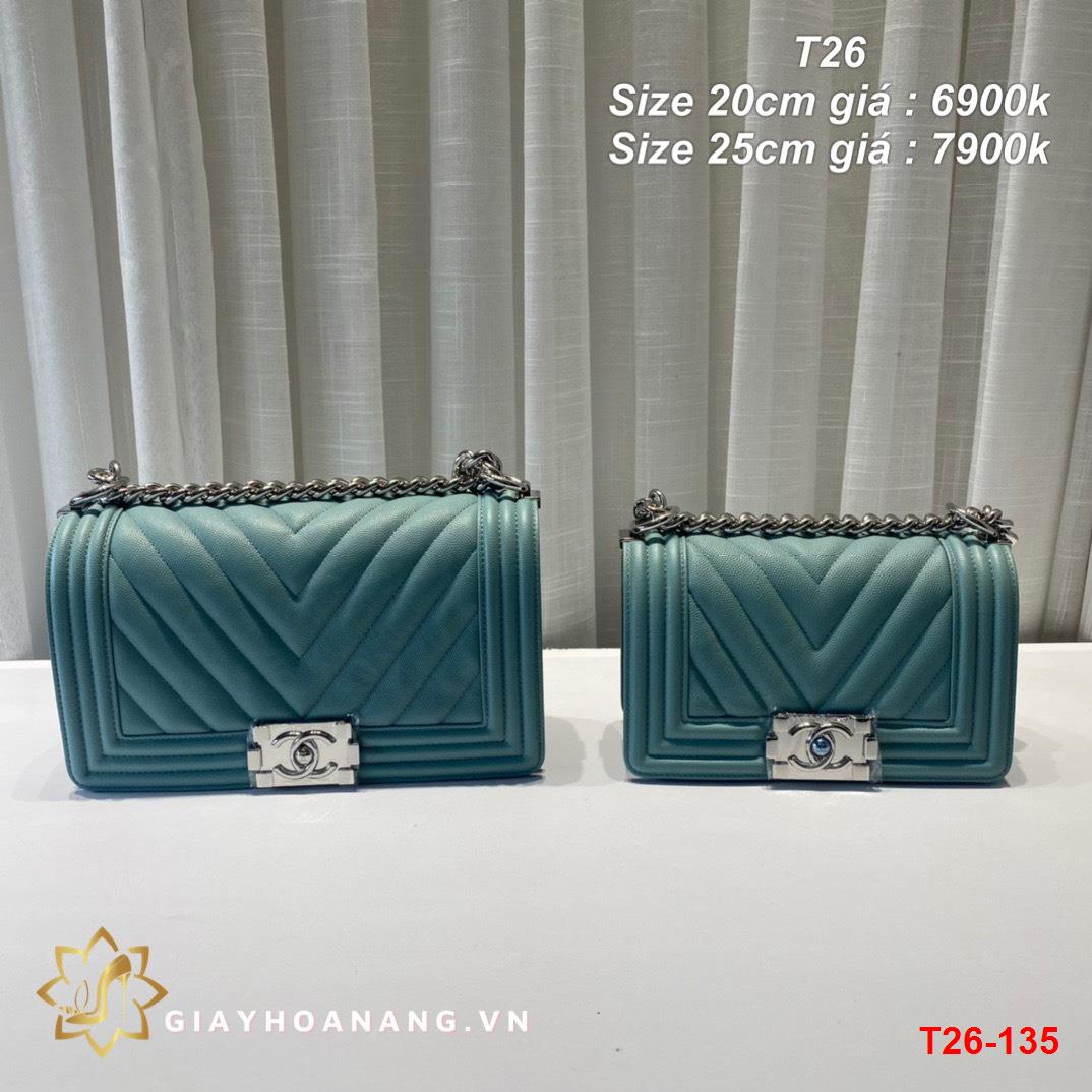 T26-135 Chanel túi size 20cm , 25cm siêu cấp