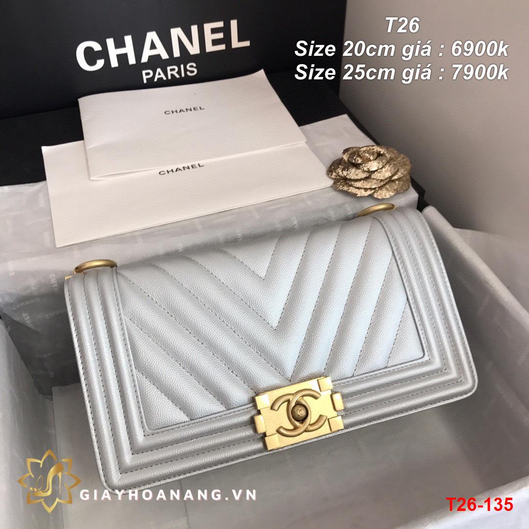 T26-135 Chanel túi size 20cm , 25cm siêu cấp