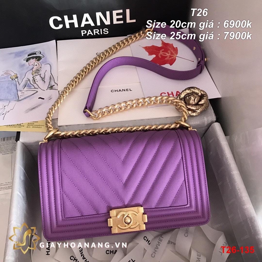 T26-135 Chanel túi size 20cm , 25cm siêu cấp