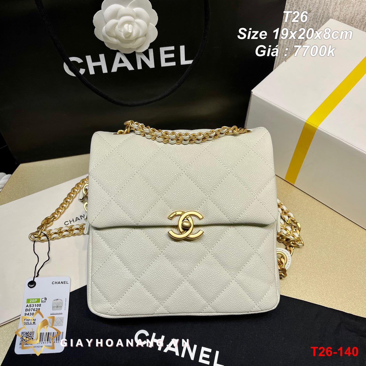 T26-140 Chanel túi size 19cm siêu cấp