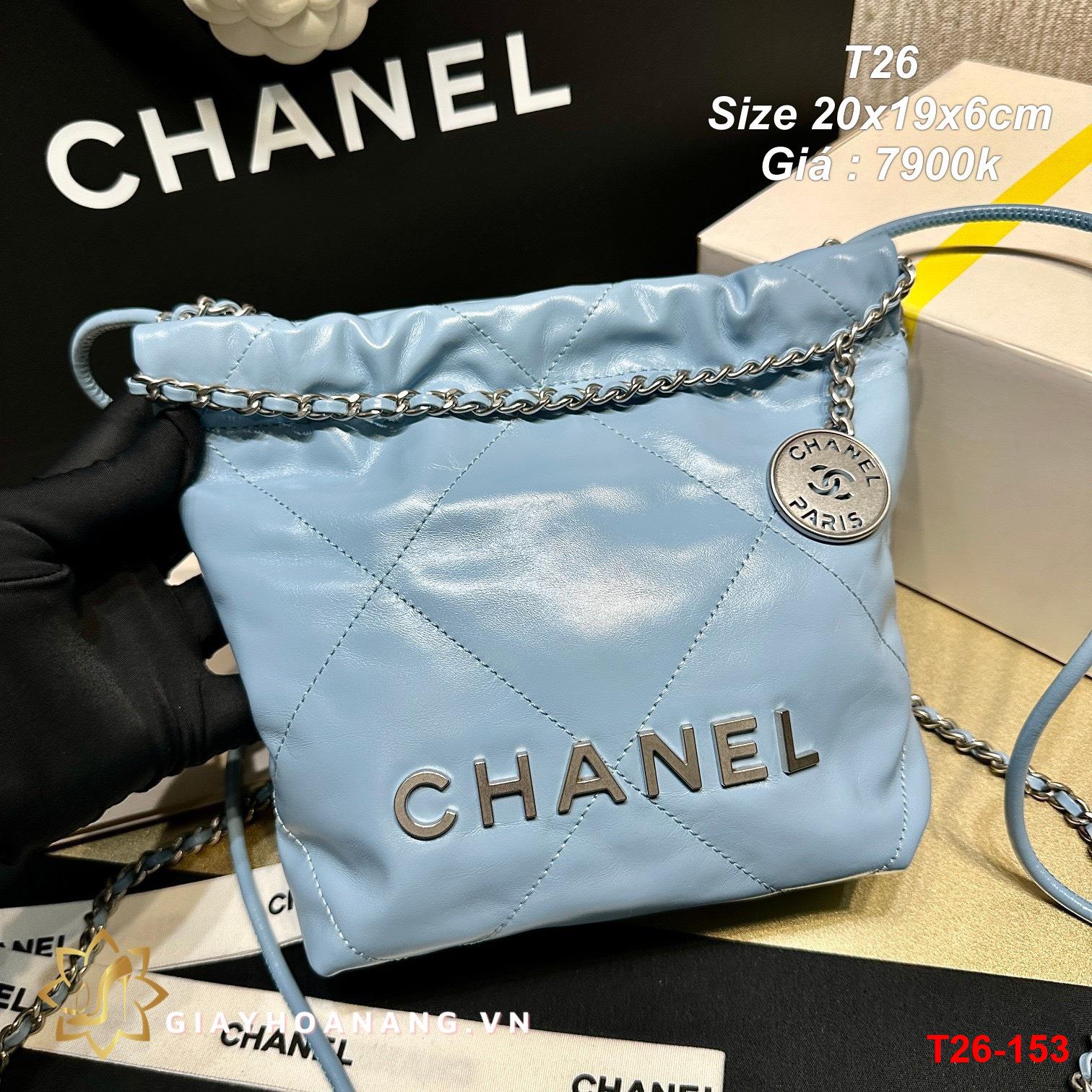 T26-153 Chanel túi size 20cm siêu cấp