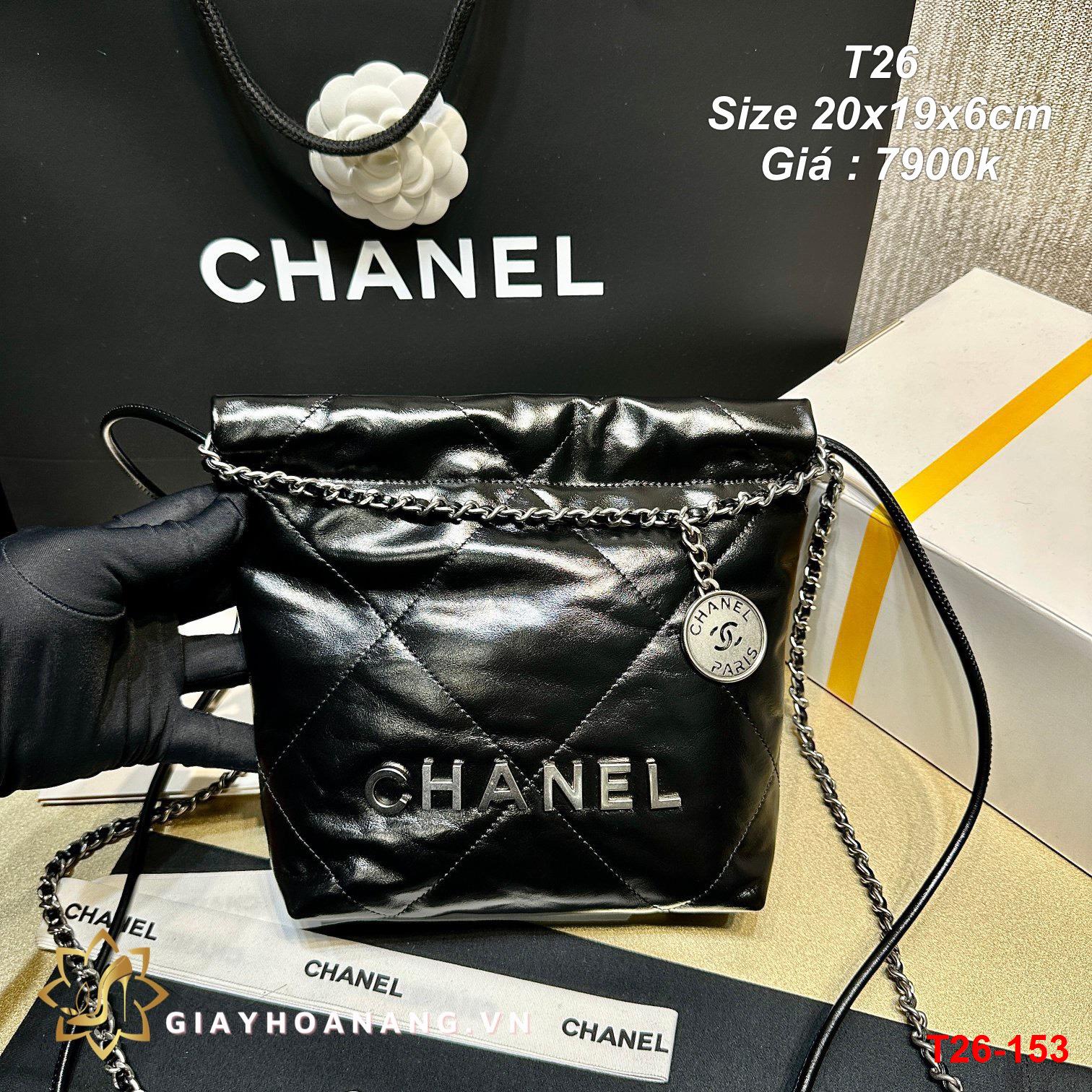 T26-153 Chanel túi size 20cm siêu cấp