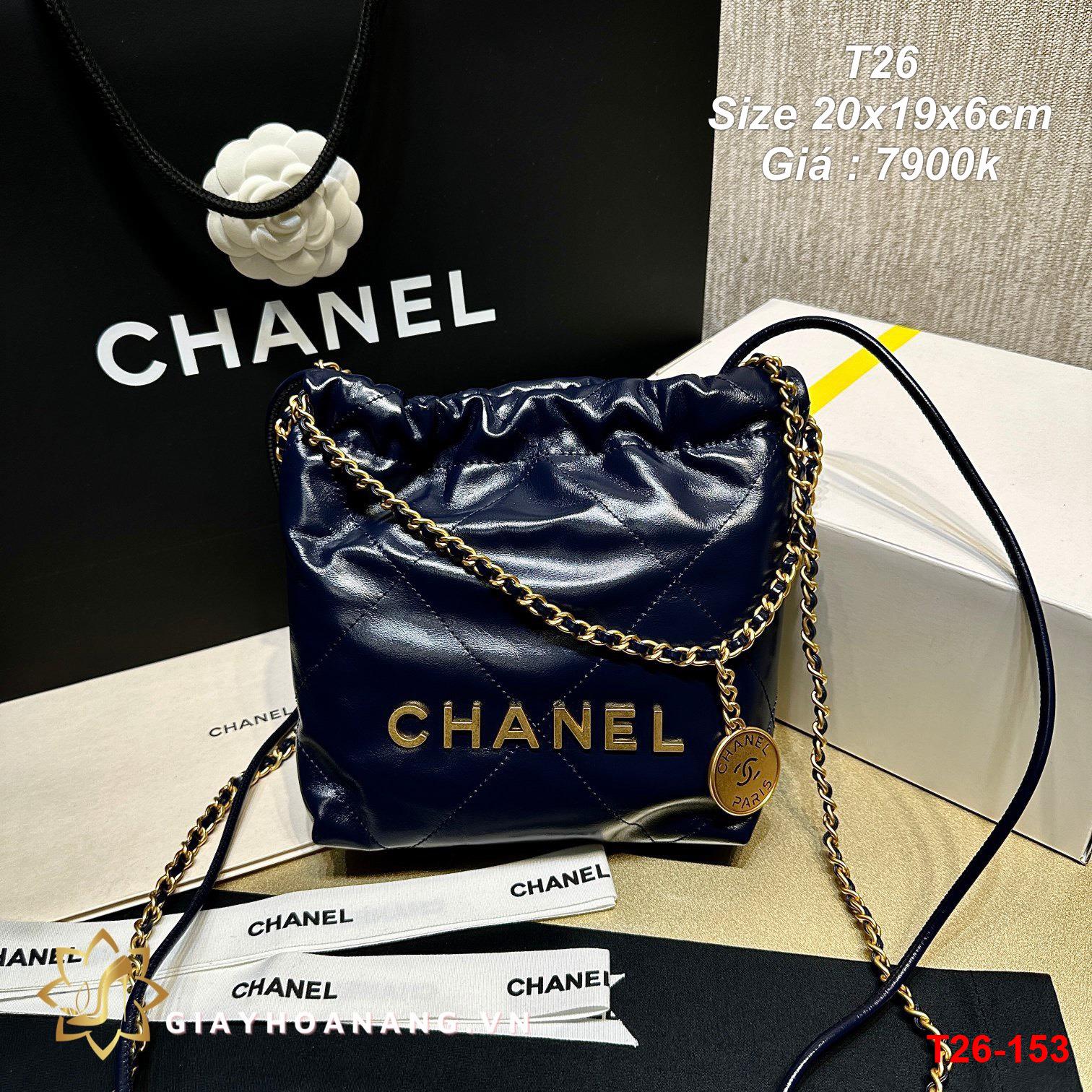 T26-153 Chanel túi size 20cm siêu cấp