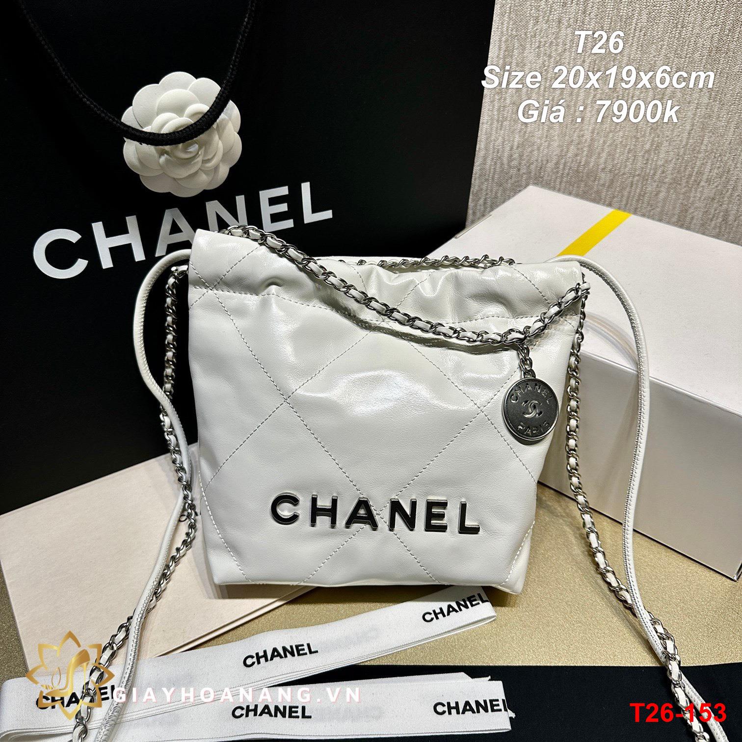 T26-153 Chanel túi size 20cm siêu cấp