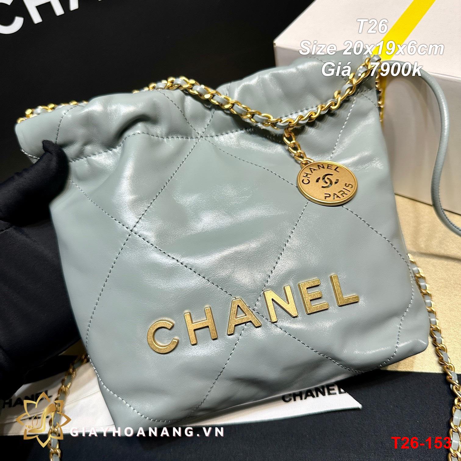 T26-153 Chanel túi size 20cm siêu cấp