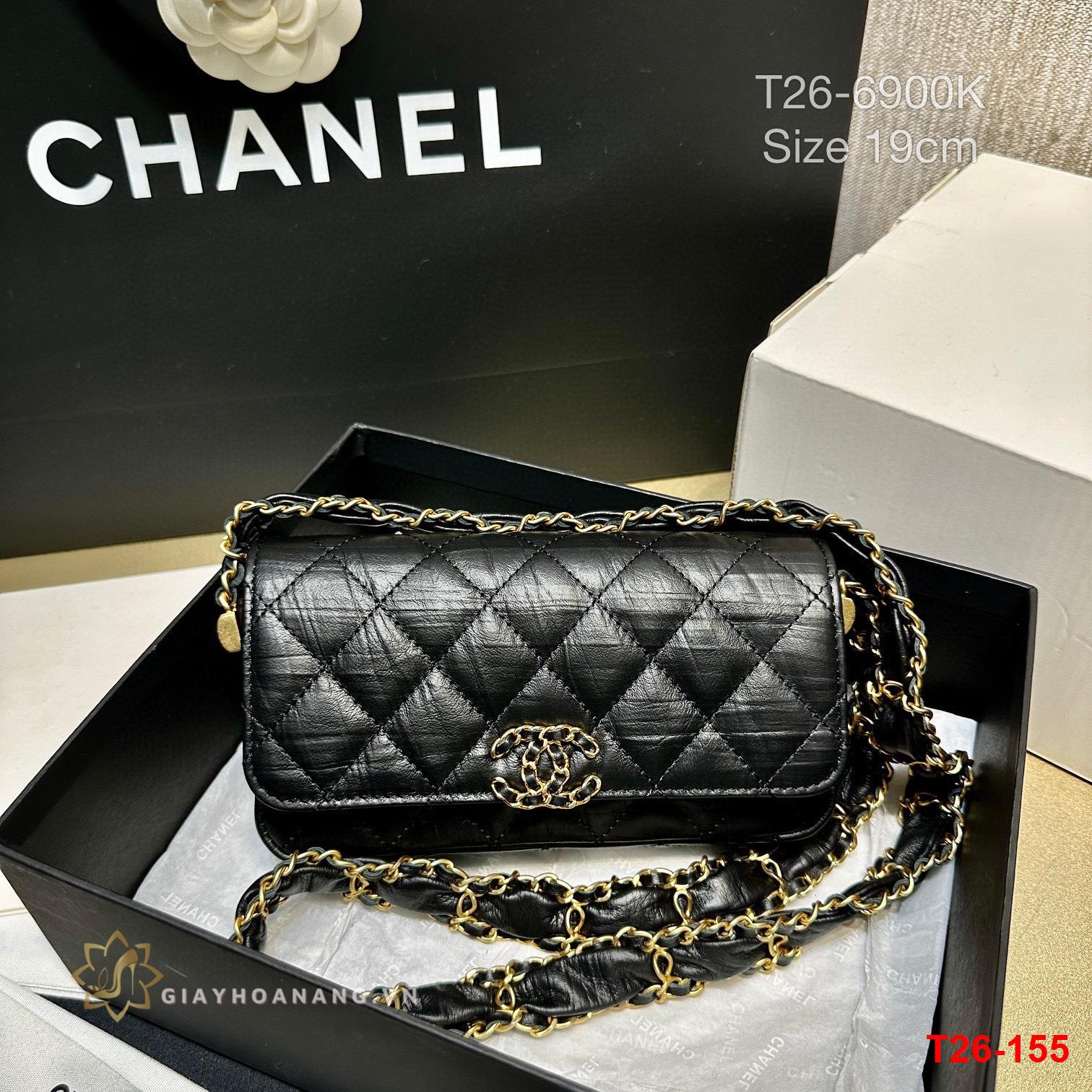 T26-155 Chanel túi siêu cấp size 19cm
