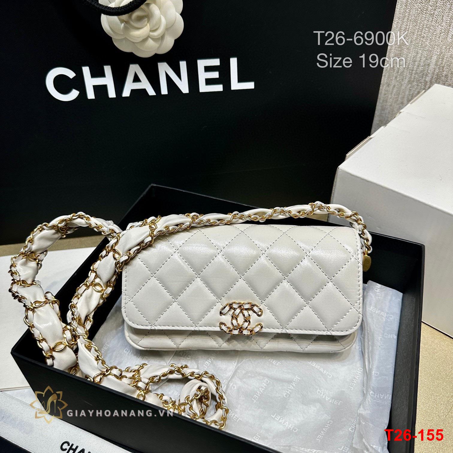 T26-155 Chanel túi siêu cấp size 19cm