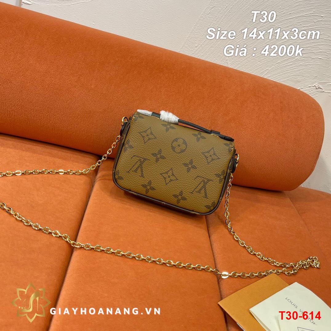 T30-614 Louis Vuitton túi size 14cm siêu cấp