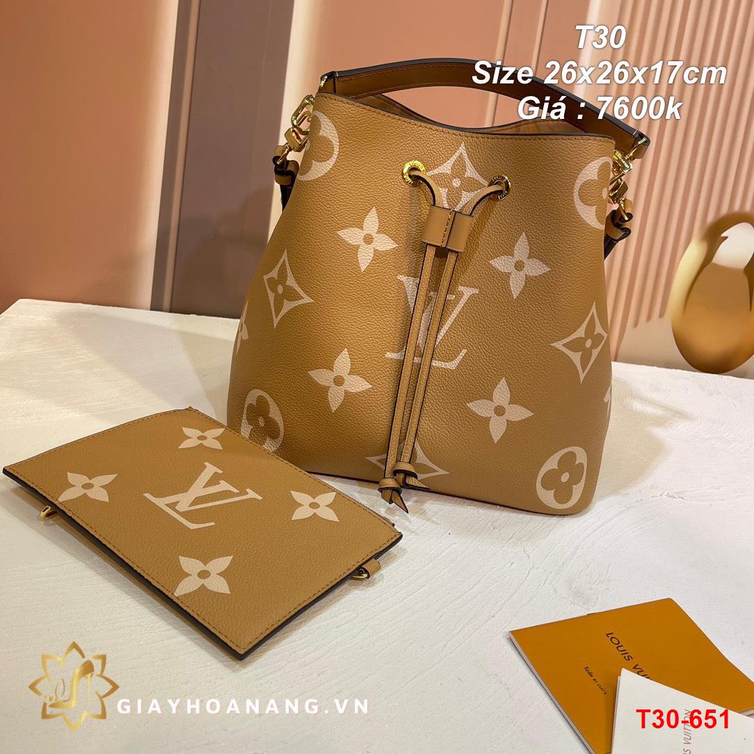 T30-651 Louis Vuitton túi size 26cm siêu cấp