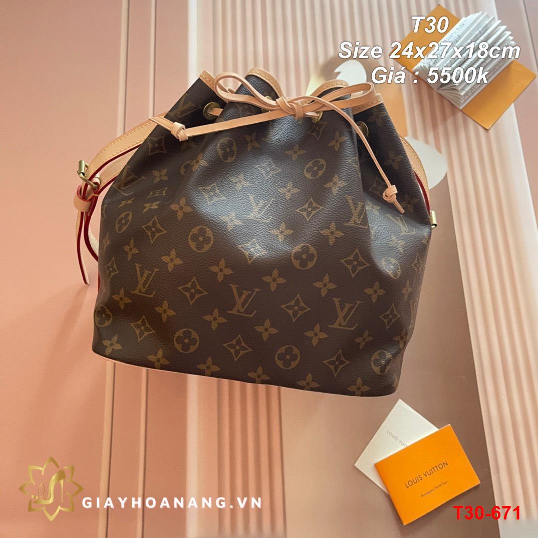 T30-671 Louis Vuitton túi size 24cm siêu cấp