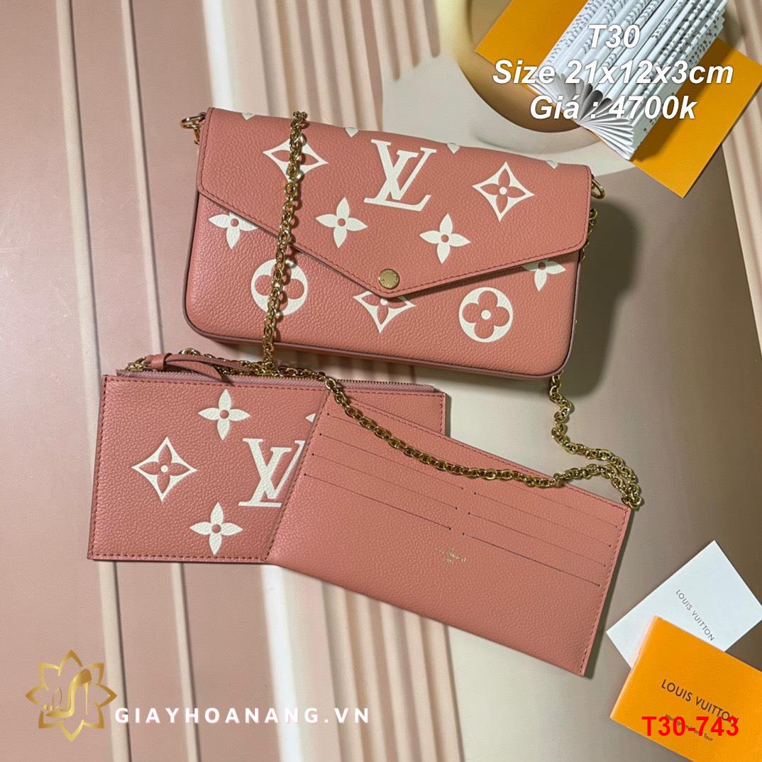 T30-743 Louis Vuitton túi size 21cm siêu cấp