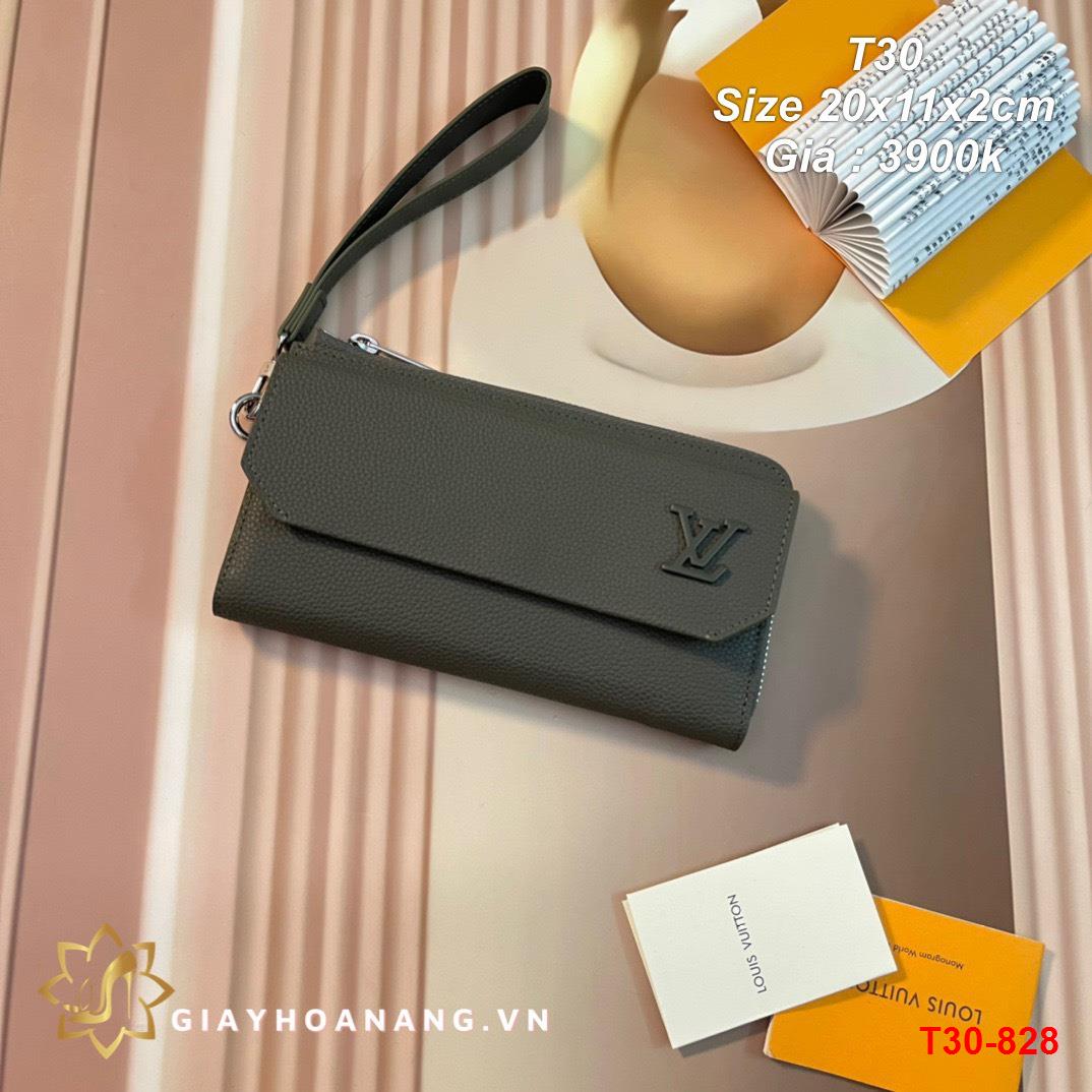 T30-828 Louis Vuitton ví size 20cm siêu cấp
