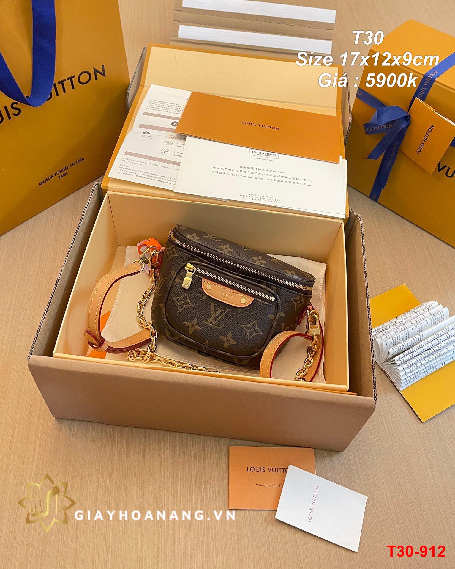 T30-912 Louis Vuitton túi size 17cm siêu cấp