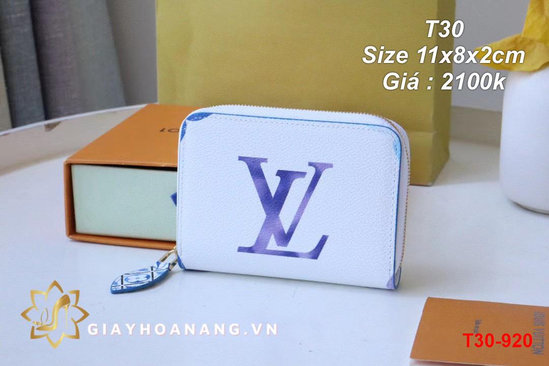 T30-920 Louis Vuitton ví size 11cm siêu cấp